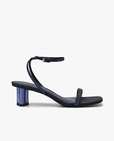 PEDRO - Giày sandals cao gót nữ mũi vuông Icon Leather 