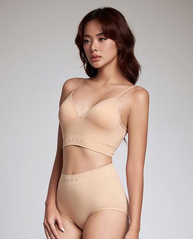  VERA BY CHIPU - Quần lót nữ lưng cao seamfree trơn 