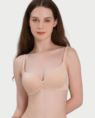  MISAKI - Áo ngực full cup trơn không gọng mút mỏng 