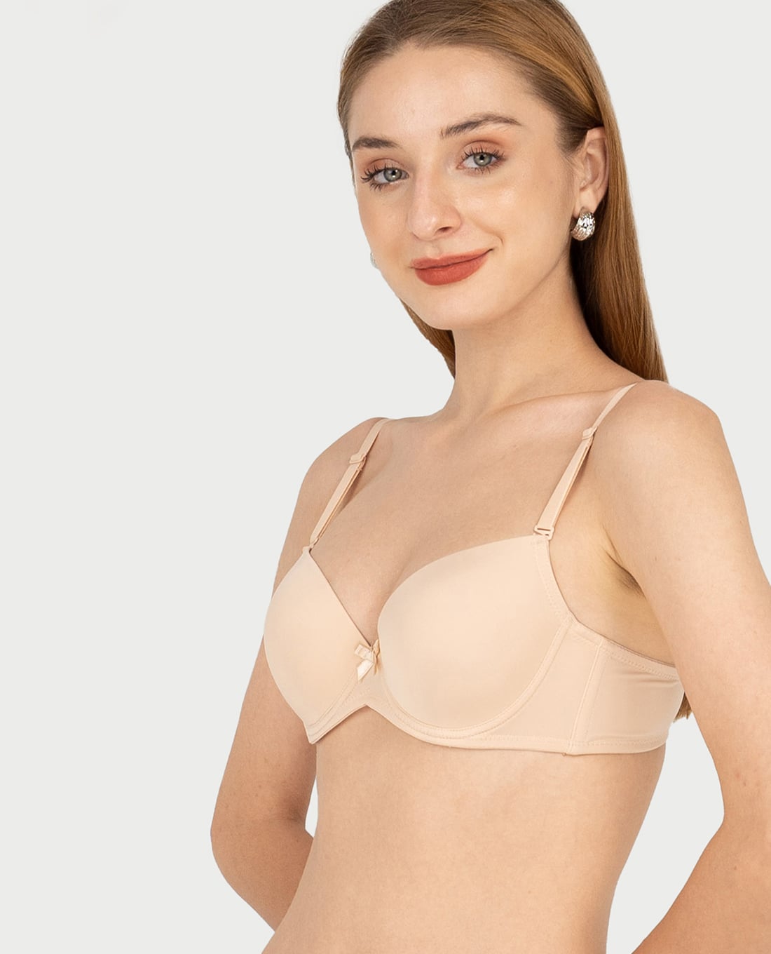 MISAKI - Áo ngực cup 3/4 trơn mút mỏng