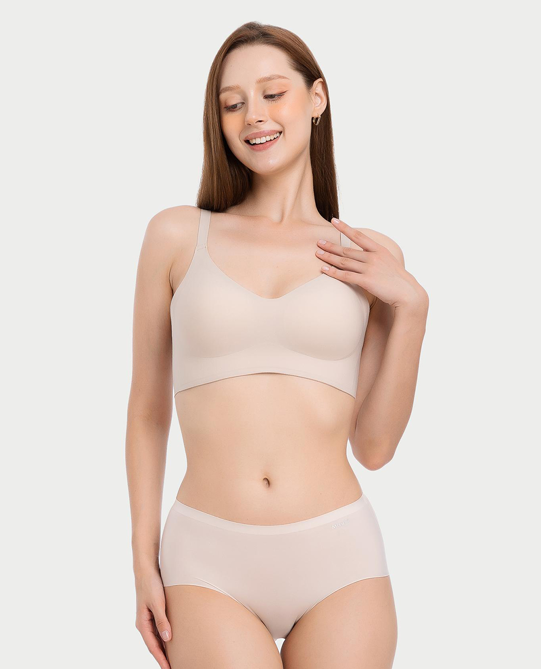 MISAKI - Quần lót nữ lưng cao seamless
