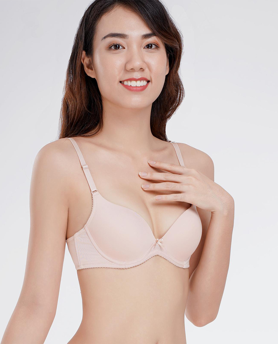 MISAKI - Áo ngực cup 3/4 trơn mút vừa