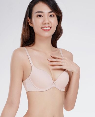  MISAKI - Áo ngực cup 3/4 trơn mút vừa 