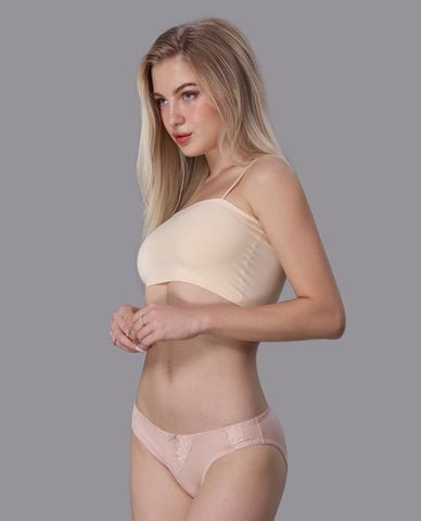  MISAKI - Quần lót bikini nữ microfiber phối ren 