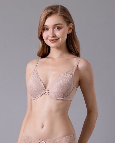  VERA - Áo ngực V deep ren đai lưới mút mỏng 