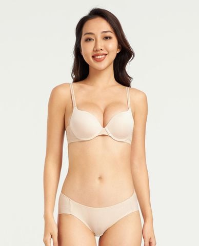  VERA - Quần lót bikini nữ nylon spandex trơn 