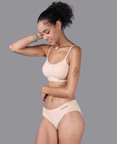  JOCKEY - Quần lót nữ không đường may dáng bikini 