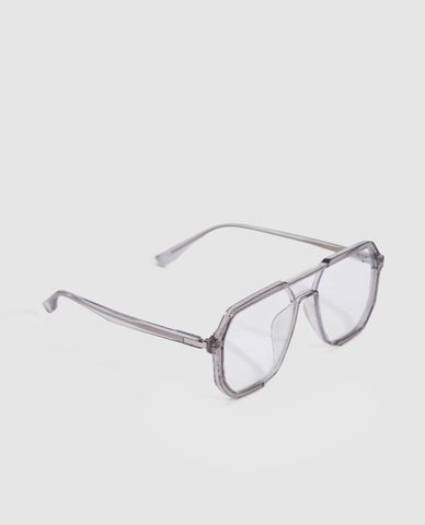  URBAN REVIVO - Gọng kính đa giác nam bản mảnh tinh tế 