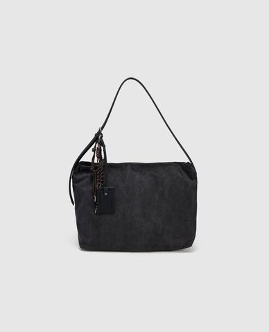  URBAN REVIVO - Túi đeo vai nam phom hình vuông 