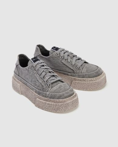  URBAN REVIVO - Giày sneakers nam cổ thấp Round Toe 