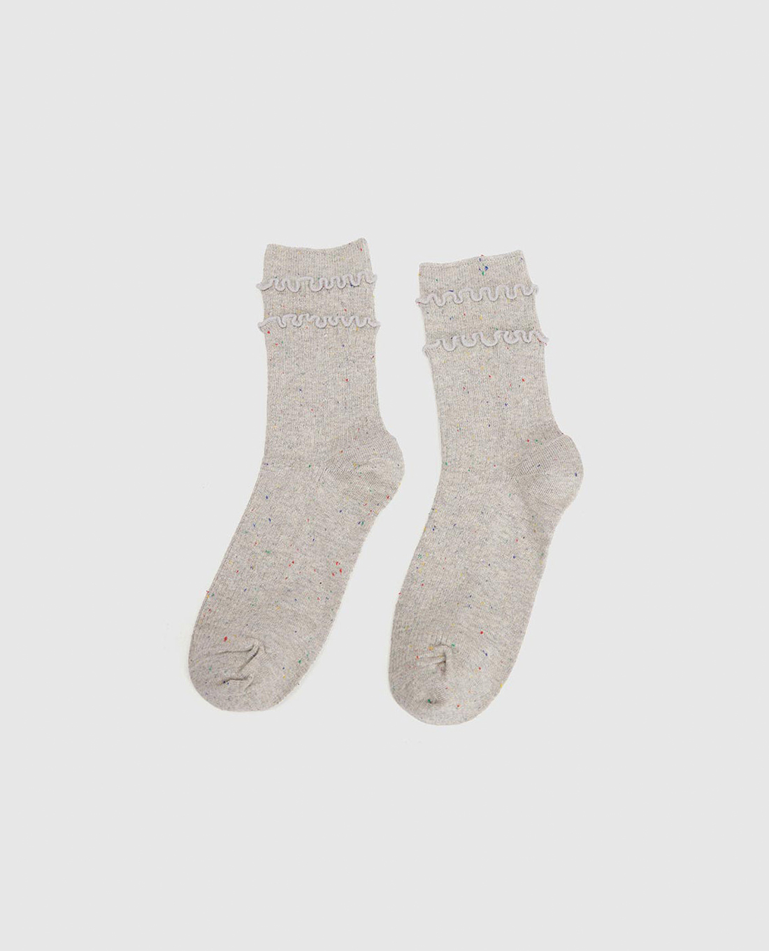 URBAN REVIVO - Vớ nữ cổ cao phối bèo nhún