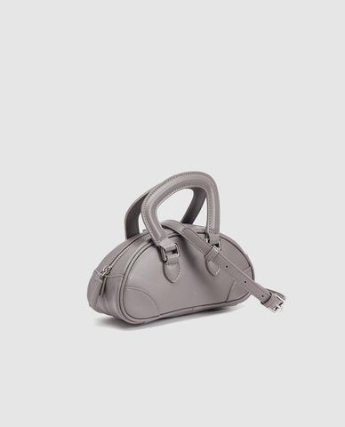  URBAN REVIVO - Túi xách nữ phom bầu dục Vegan Leather 