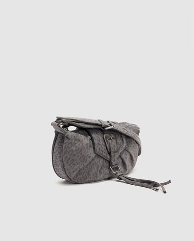  URBAN REVIVO - Túi đeo chéo nữ phối nắp gập Leopard Printed 