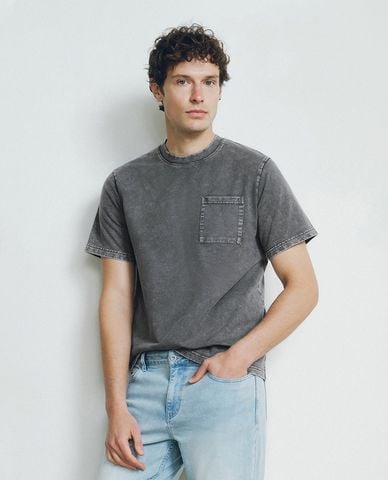  URBAN REVIVO - Áo thun nam tay ngắn thời trang 