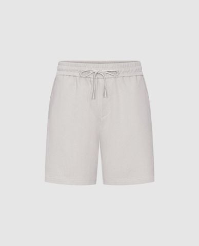  URBAN REVIVO - Quần short nam ống rộng lưng thun 