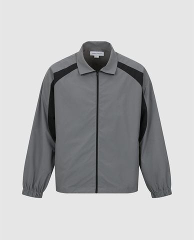  URBAN REVIVO - Áo khoác gió nam cổ bẻ tay dài thời thượng 