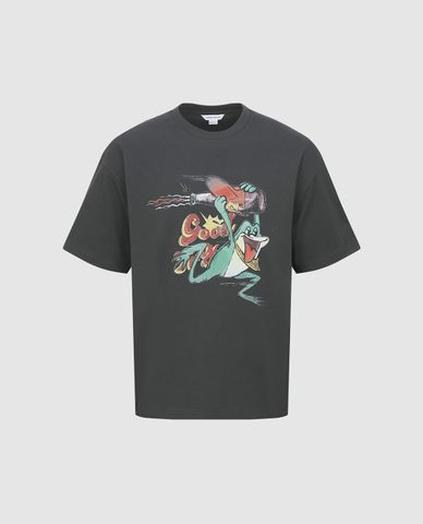  URBAN REVIVO - Áo thun nam cổ tròn tay ngắn Printed 