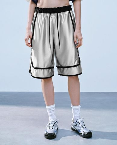  URBAN REVIVO - Quần short nữ ống rộng thể thao 