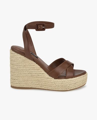  NINE WEST - Giày sandals nữ đế xuồng hở mũi Earnit 