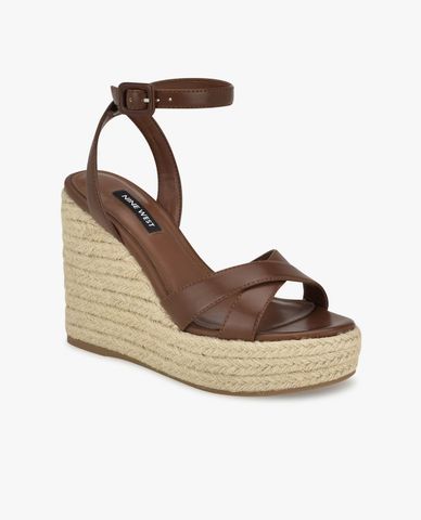  NINE WEST - Giày sandals nữ đế xuồng hở mũi Earnit 