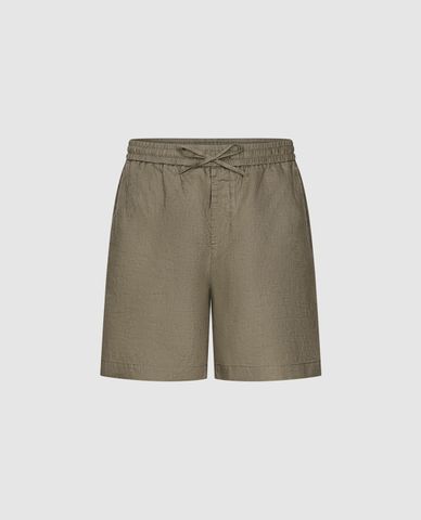  URBAN REVIVO - Quần short nam ống rộng lưng thun 