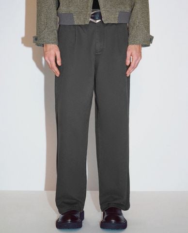  URBAN REVIVO - Quần nam ống đứng hiện đại 