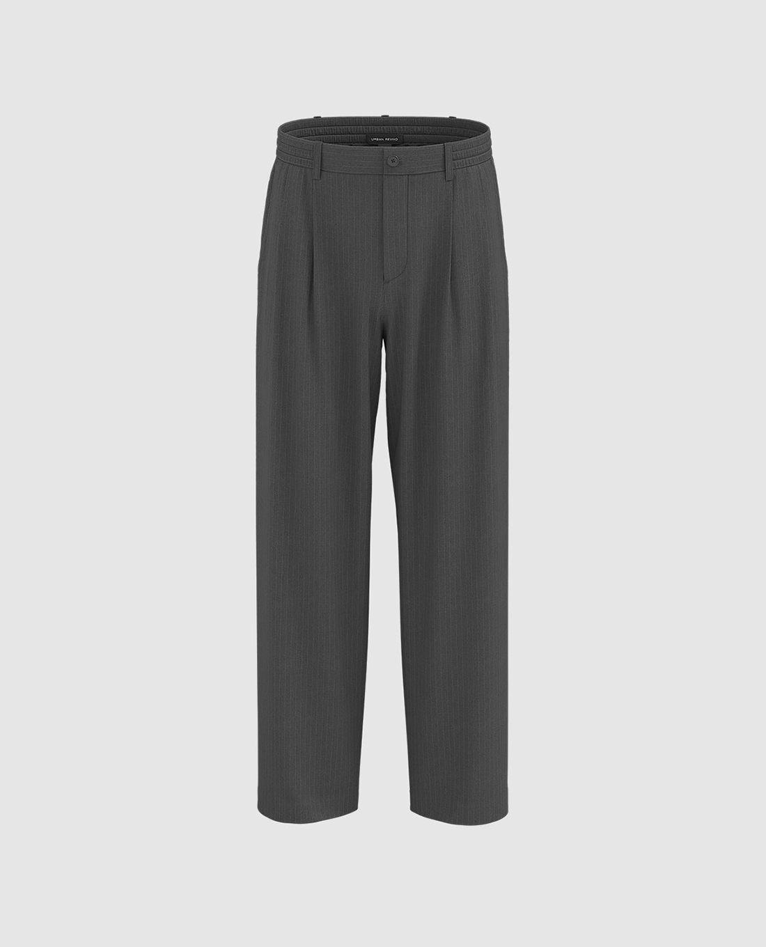 URBAN REVIVO - Quần nam ống đứng lưng thun