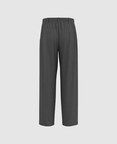  URBAN REVIVO - Quần nam ống đứng lưng thun 