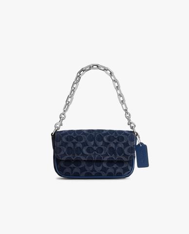  COACH - Túi đeo chéo nam Charter In Signature Denim 