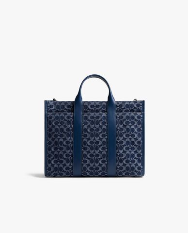  COACH - Túi tote nam phom chữ nhật Wesley 