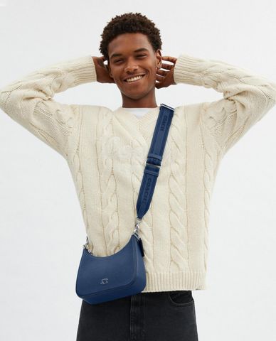  COACH - Túi đeo chéo unisex phom chữ nhật thời trang 