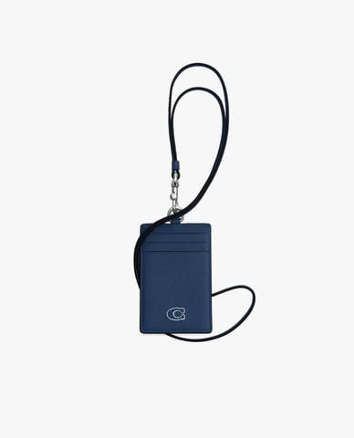  COACH - Ví đựng thẻ nam phom chữ nhật Canvas Signature 