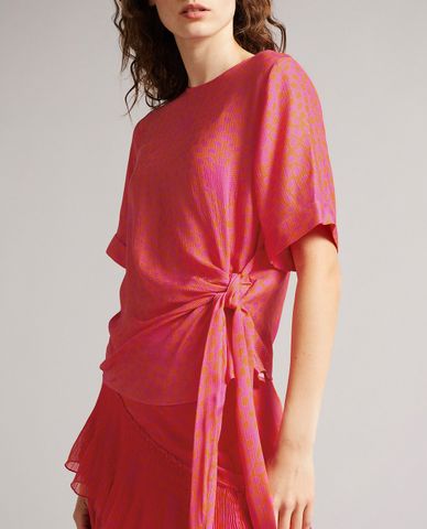  TED BAKER - Áo kiểu nữ thắt nơ ở eo Merrick 