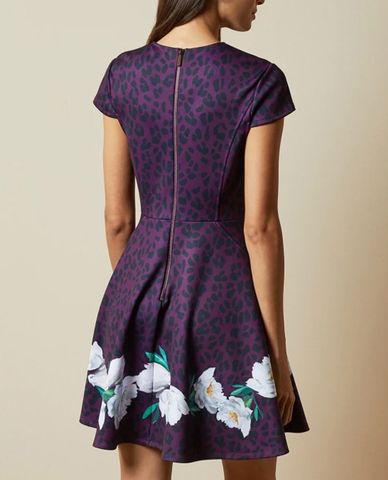  TED BAKER - Đầm mini họa tiết hoa Wilderness 