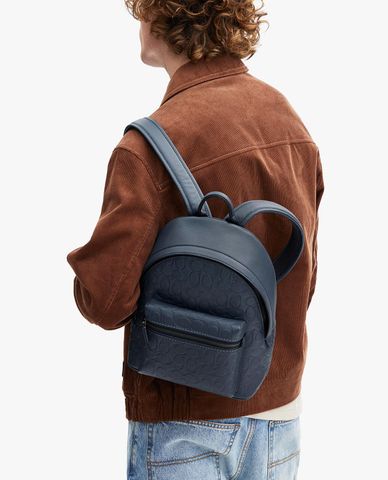  COACH - Balo nam phom chữ nhật Charter 24 In Signature Leather 