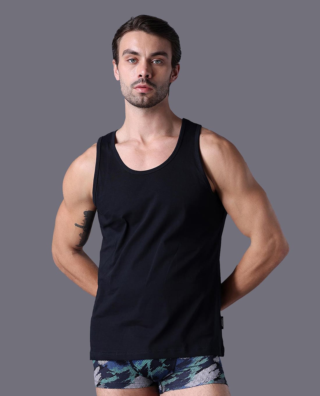 JOCKEY - Áo ba lỗ nam cổ tròn Cotton