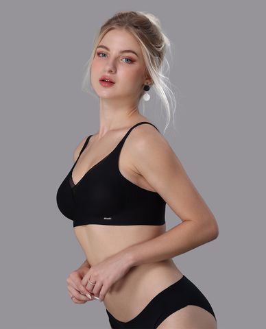  MISAKI - Áo ngực seamless trơn không gọng mút vừa 