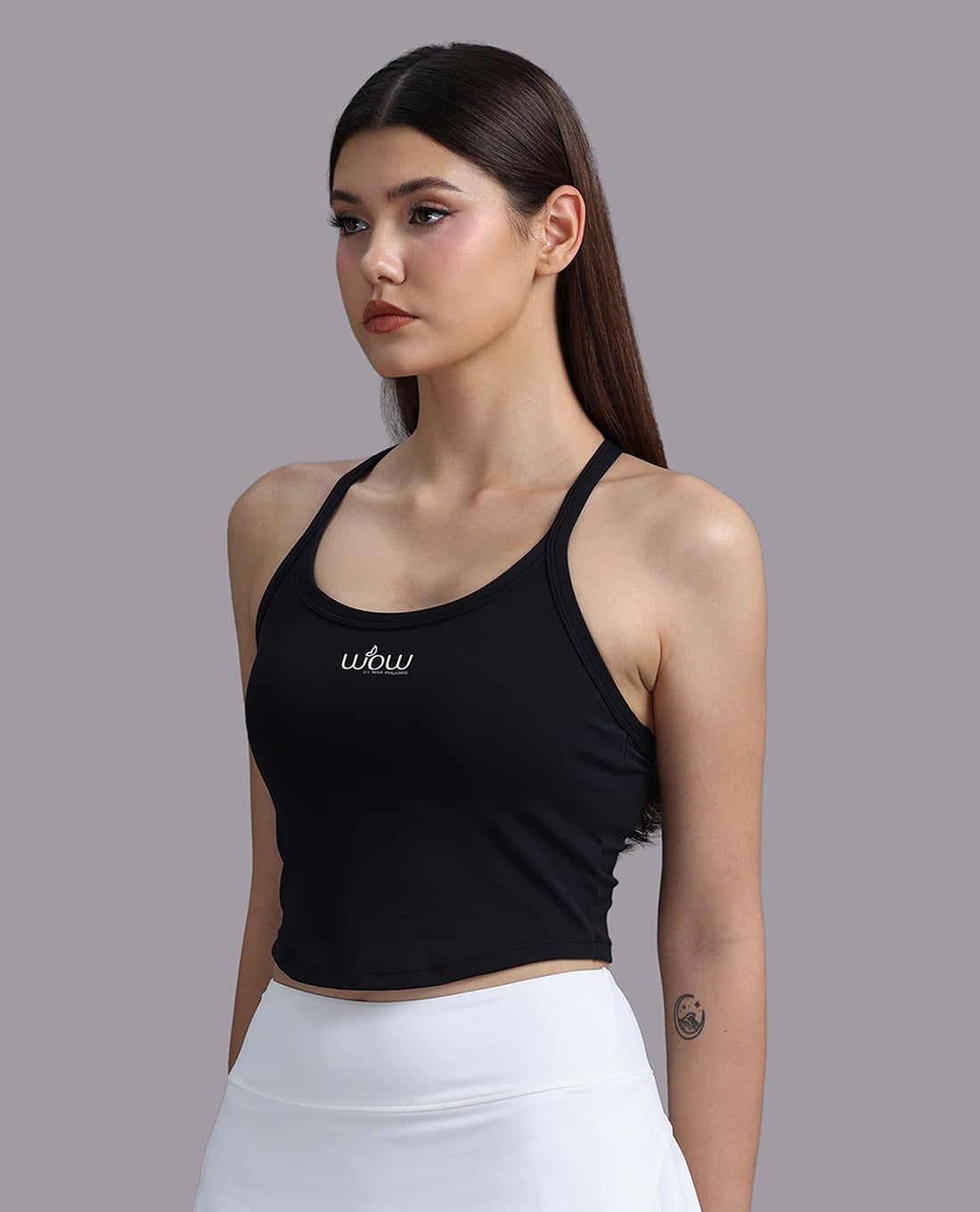 WOW BY NHA PHUONG - Áo ba lỗ nữ nylon spandex trơn