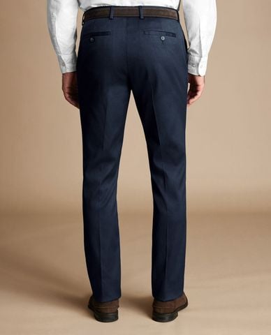  CHARLES TYRWHITT - Quần âu nam thanh lịch Smart Stretch Texture 