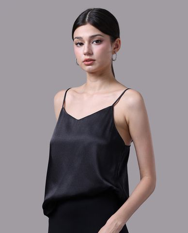  VERA - Áo hai dây nữ camisole satin trơn 