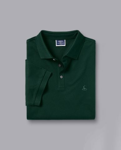  CHARLES TYRWHITT - Áo polo nam tay ngắn bo gấu Tyrwhitt Pique 