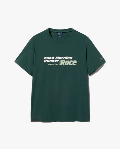  FILA - Áo thun unisex cổ tròn tay ngắn Cooling PCM 