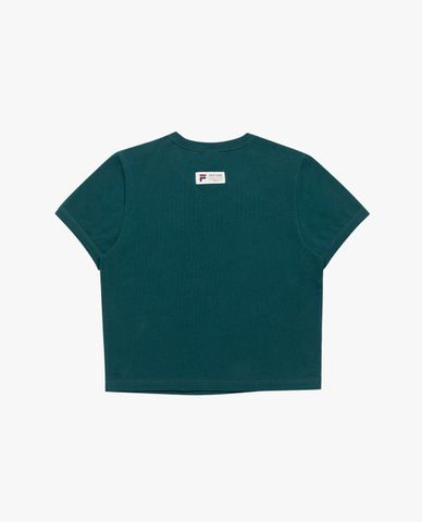  FILA - Áo croptop nữ tay ngắn The New Original 