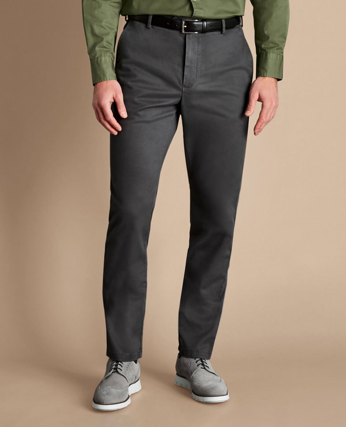 CHARLES TYRWHITT - Quần nam phom ôm thời trang Ultimate Non Iron Chinos