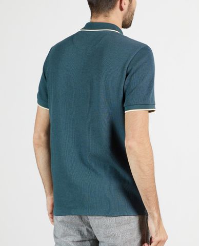  TED BAKER - Áo polo nam tay ngắn khóa zip Sello 