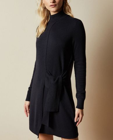  TED BAKER - Đầm mini len tay dài cổ lọ Amrita 