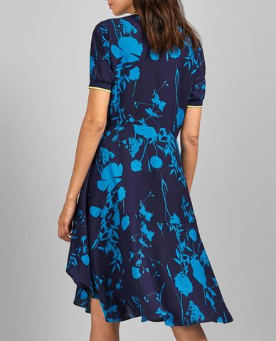  TED BAKER - Đầm midi ngắn tay cổ bẻ Ohlah 