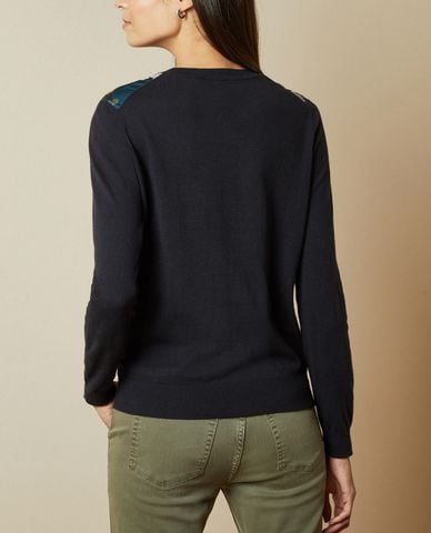  TED BAKER - Áo len nữ tay dài cổ tròn Emileiy 