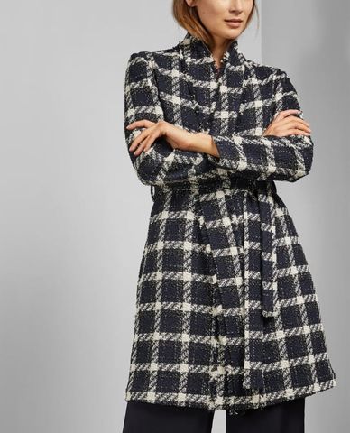  TED BAKER - Áo khoác kiểu nữ dáng dài Karynet 