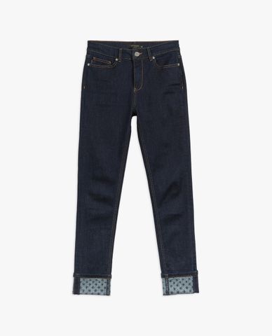  TED BAKER - Quần jeans nữ skinny xoắn gấu Stefah 